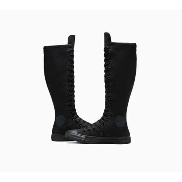 New Converse Chuck Taylor All Star XX-Hi Sneaker All Black XXHi Extra High RARE - Picture 6 of 9